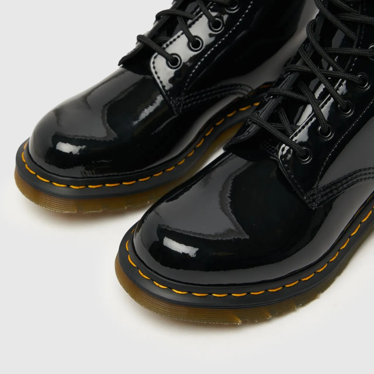 Dr Martens 1460 8 Eye Patent Boots In Black
