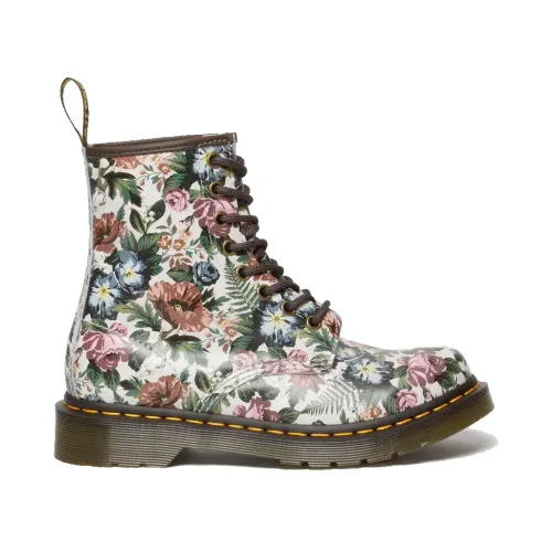 Dr. Martens , 1460 English Garden Multi Backhand Boots ,Multicolor female, Sizes:
