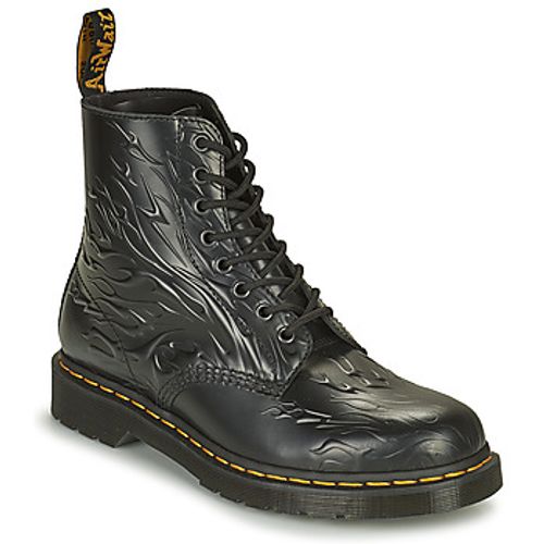 Dr. Martens  1460 FLAMES  women's Mid Boots in Black