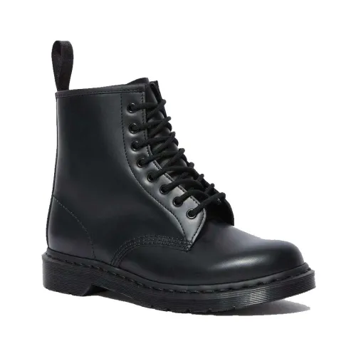 Dr. Martens , 1460 Mono Black Smooth Lace-up Boots ,Black female, Sizes:
