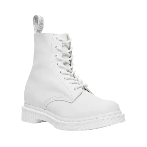 Dr. Martens , 1460 Mono Patent Lace Up Boots ,White female, Sizes:
