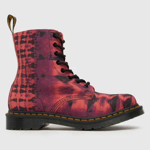 Dr Martens 1460 Pascal 8 Eye Boots In Purple