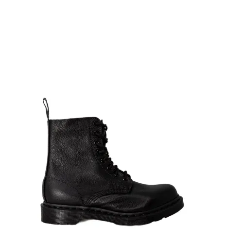 Dr. Martens , 1460 Pascal Mono Leather Ankle Boots ,Black female, Sizes: