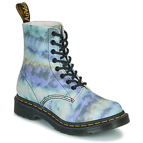 Dr. Martens  1460 Pascal Purple Summer Tye and Dye  women's Mid Boots in Blue