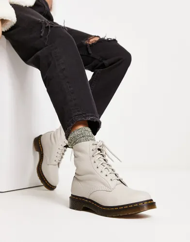 Dr Martens 1460 Pascal Virginia boots in cobblestone-Grey