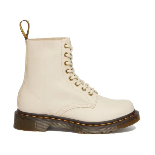 Dr. Martens , 1460 Pascal Virginia Leather Boots ,Beige female, Sizes: