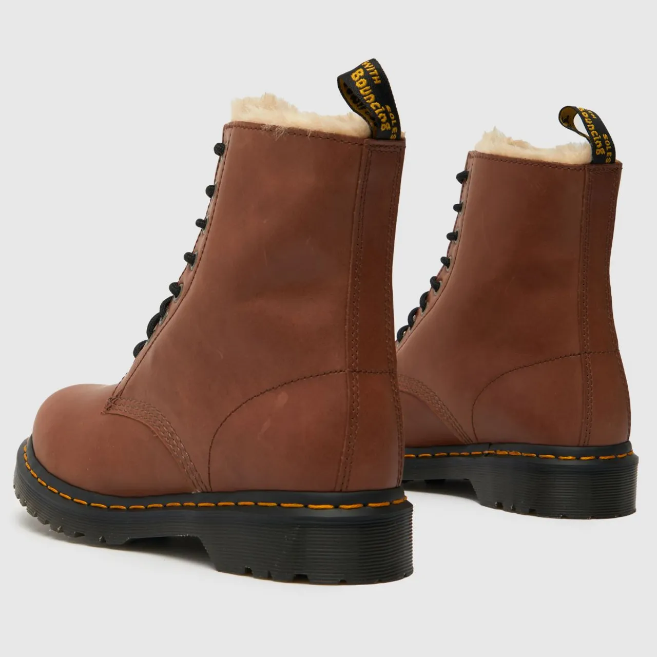 Dr Martens 1460 Serena Boots In Tan