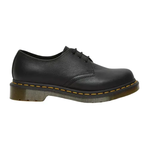 Dr. Martens , 1461 Black Virginia Shoes ,Black female, Sizes: