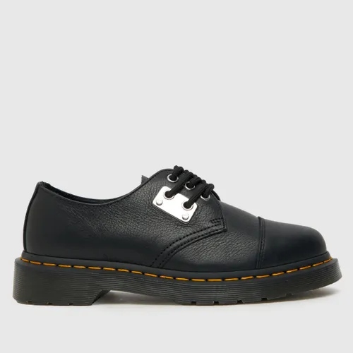 Dr Martens 1461 Hardware Flat Shoes in Black