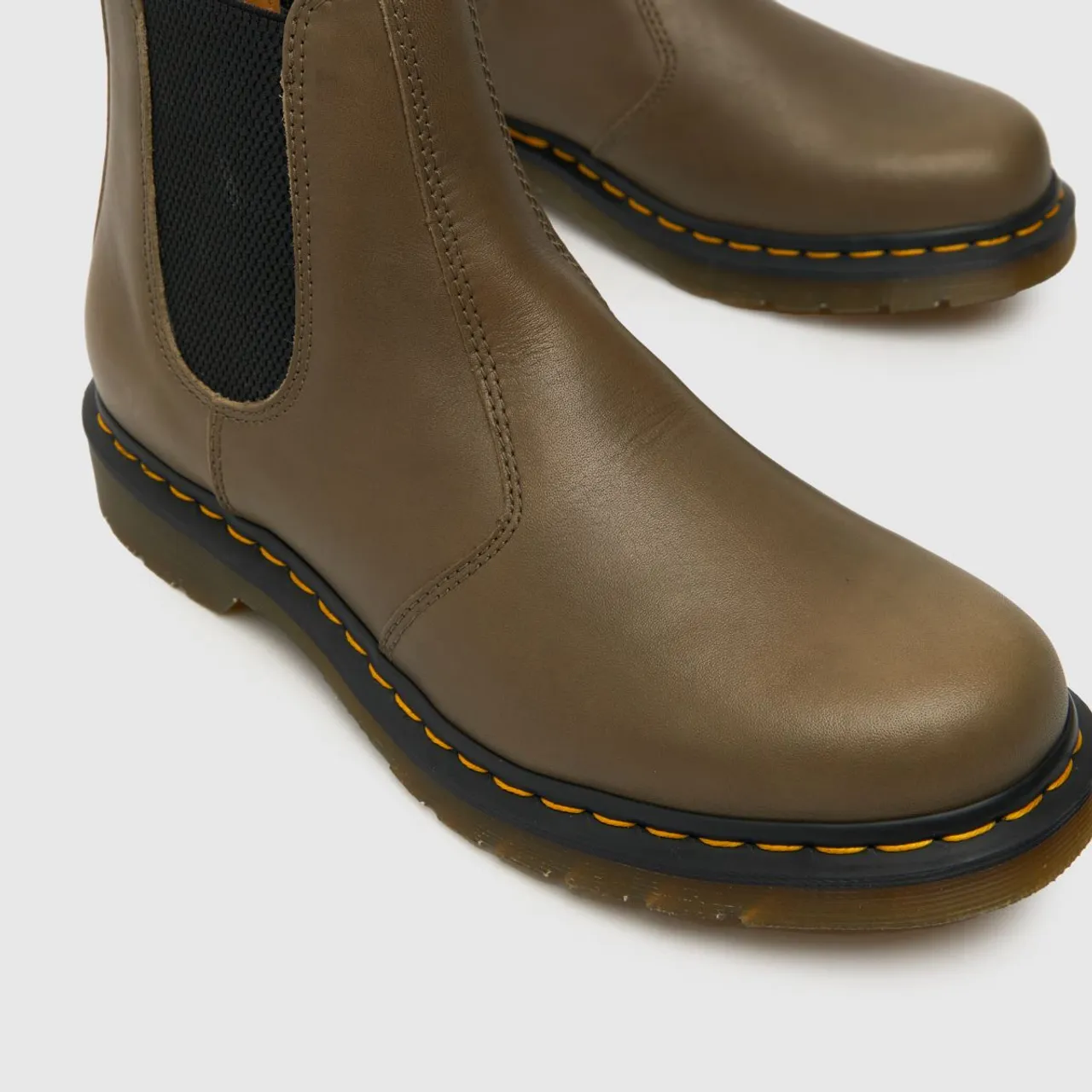 Dr Martens 2976 Carrara Boots In Olive