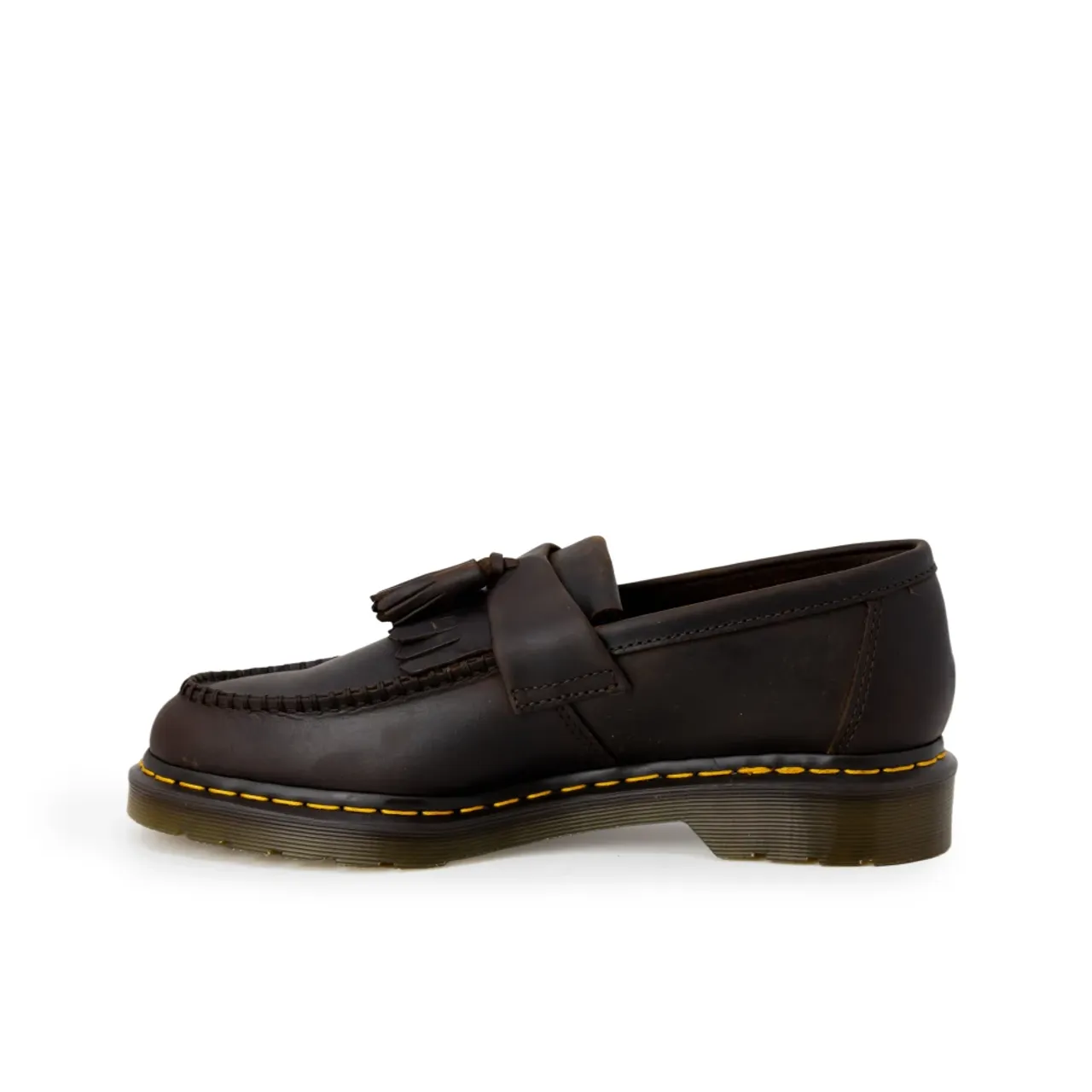 Dr. Martens , Adrian Crazy Horse Leather Shoes ,Brown male, Sizes: