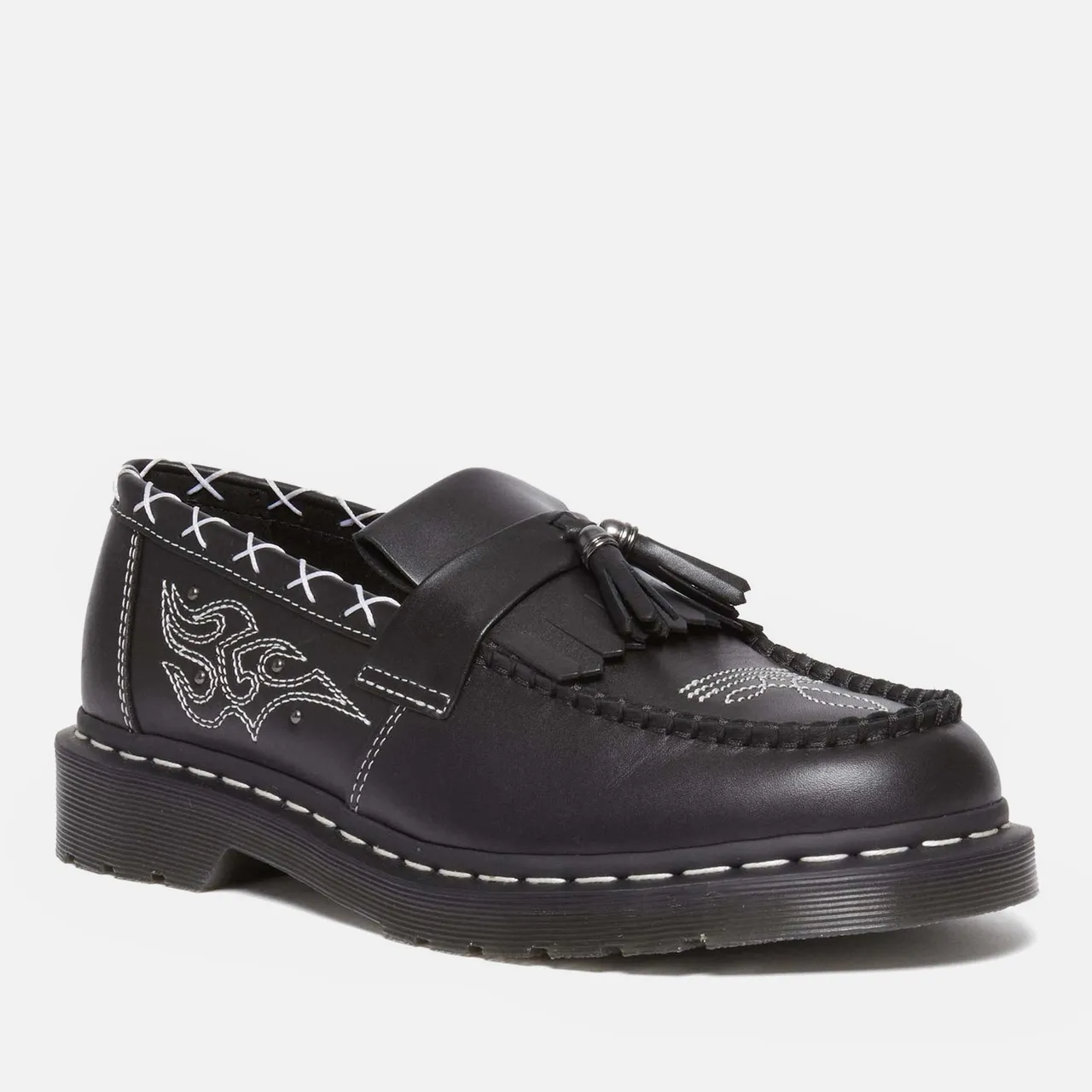 Dr. Martens Adrian Gothic Americana Leather Loafers - UK