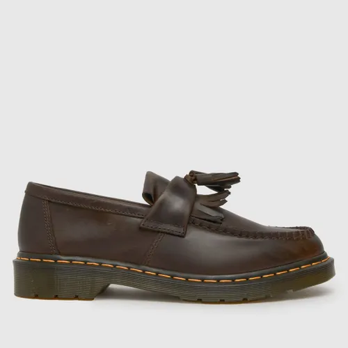 Dr Martens Adrian Loafer Shoes In Dark Brown