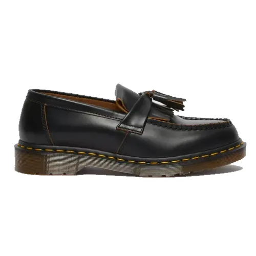 Dr. Martens , Adrian Loafers - Handmade in England with Premium Vintage Leather ,Black male, Sizes: