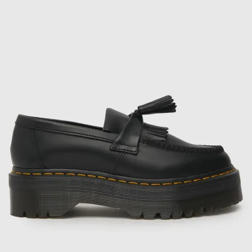 Dr Martens Adrian Quad Loafer Flat Shoes In Black