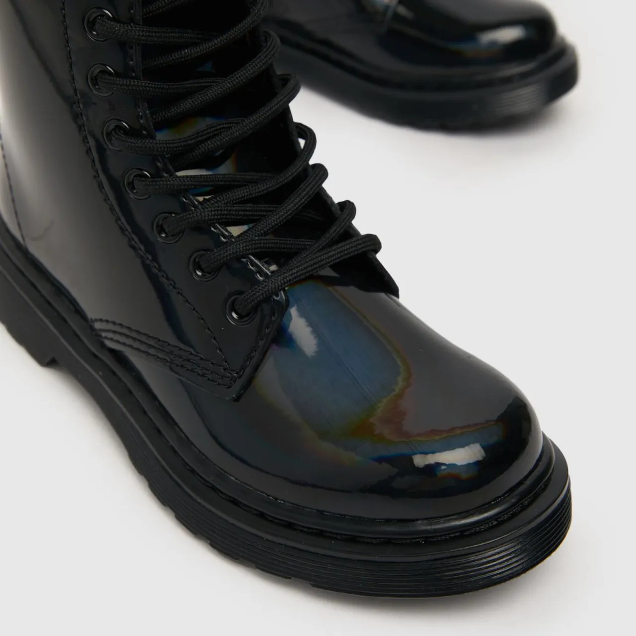 Dr Martens Black 1460 Rainbow Girls Junior Boots