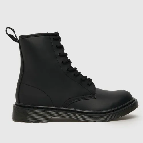 Dr Martens Black 1460 Serena Mono Youth Boots