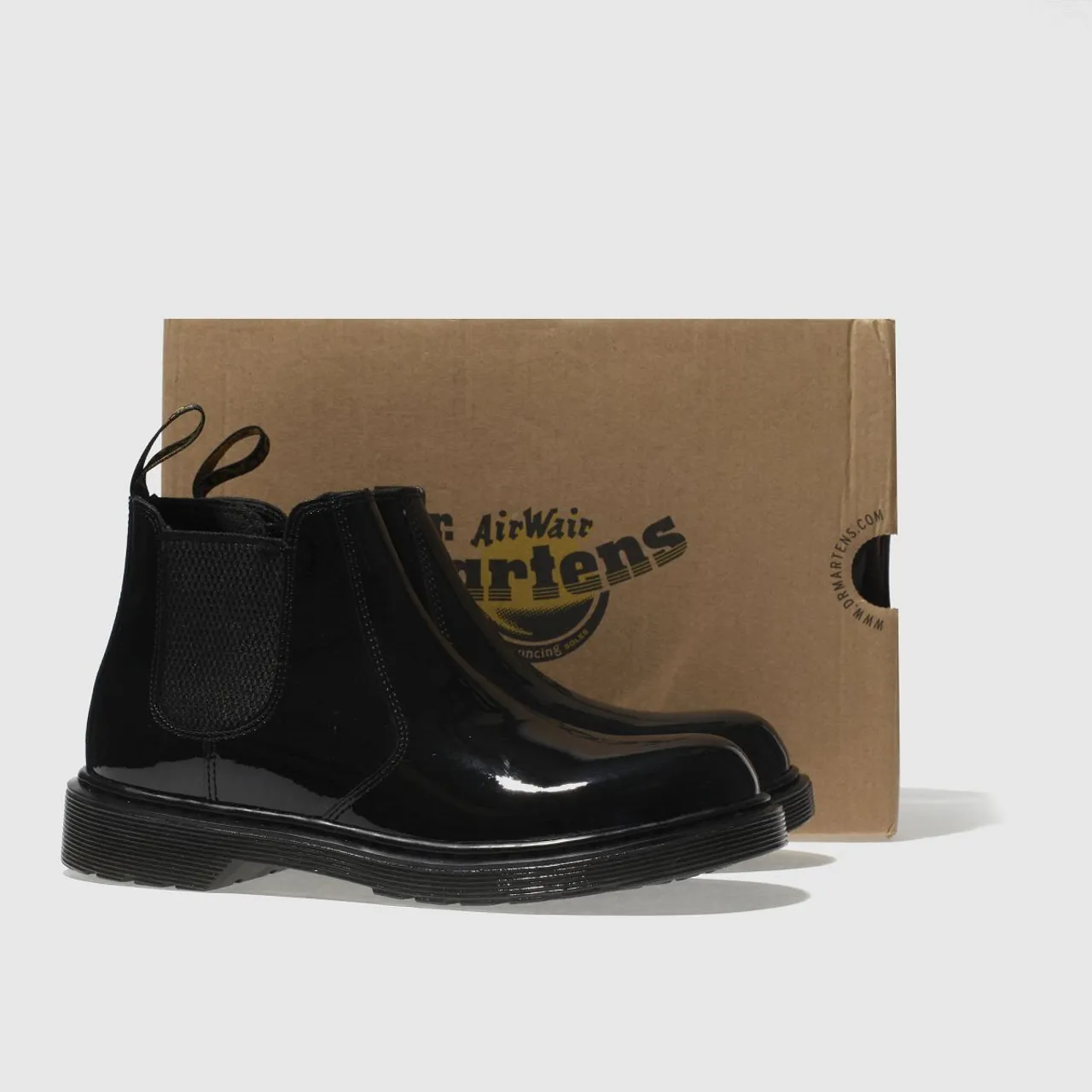 Dr Martens Black 2976 Girls Youth Boots