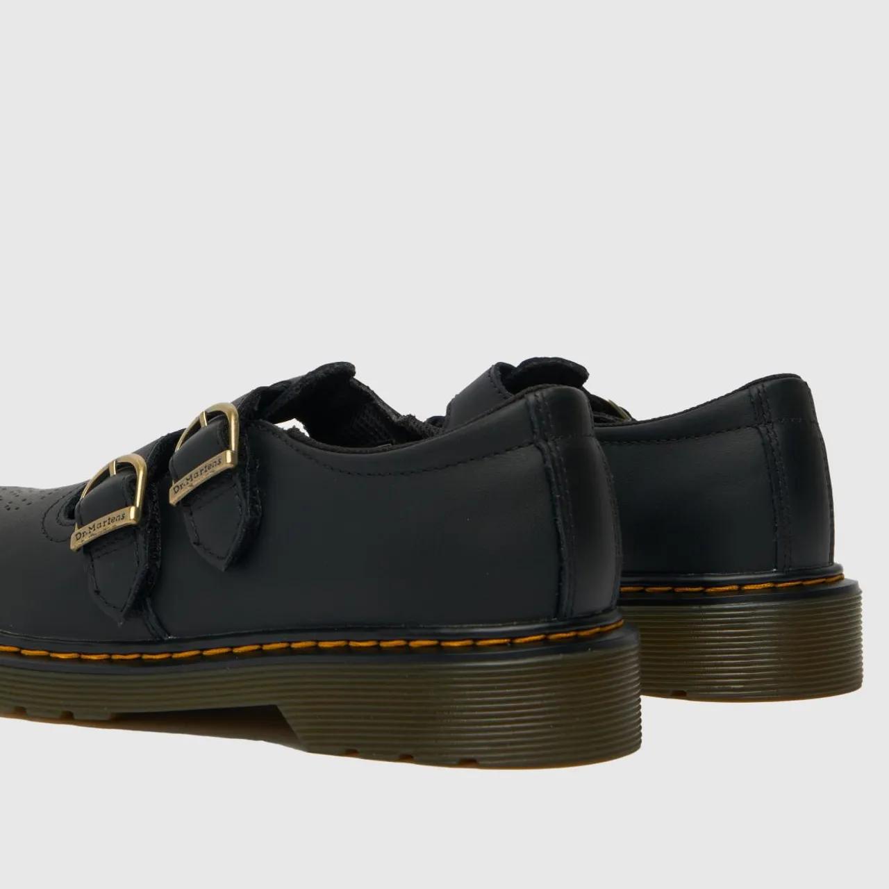 Dr Martens Black 8065 Girls Junior Shoes