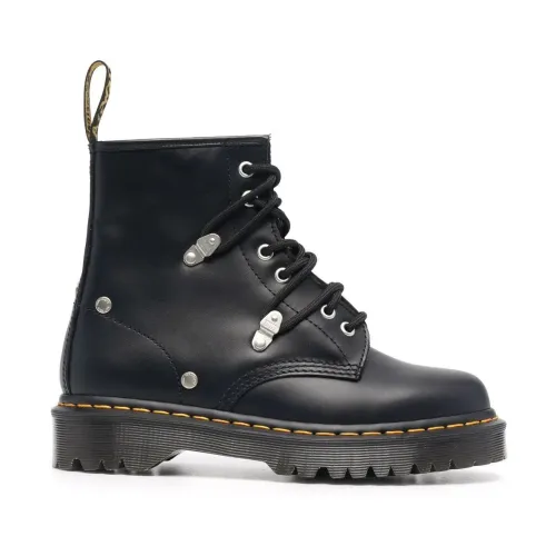 Dr. Martens , Black Ankle Boots Casual Closed Flats ,Black female, Sizes: