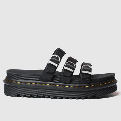 Dr Martens Black Blaire Slide Sandals, Size: 6