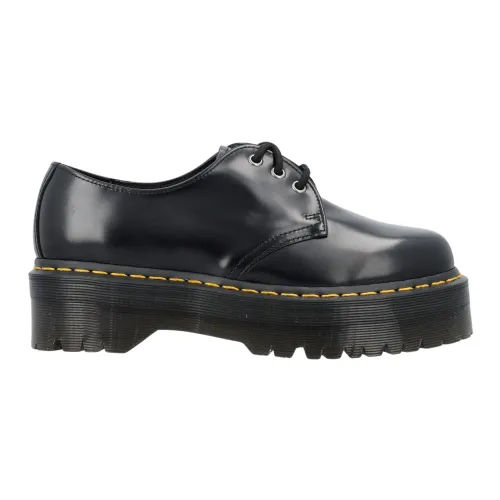 Dr. Martens , Black Closed Quad Laced Shoes ,Black female, Sizes: