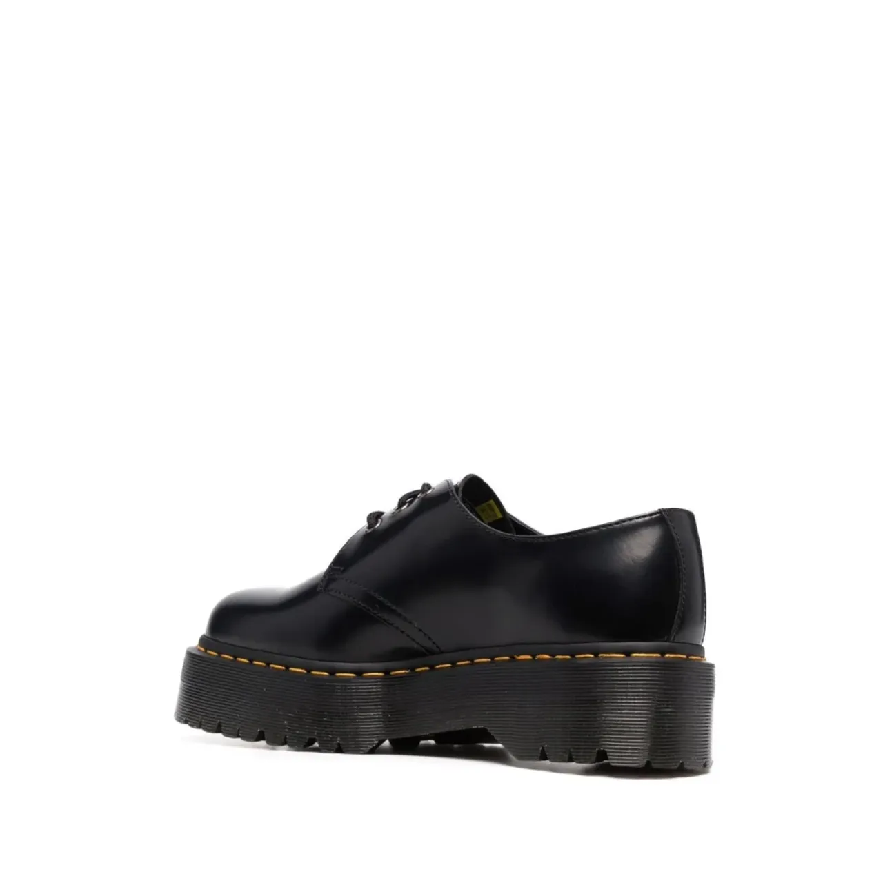 Dr. Martens , Black Flat Shoes with Lace-up Closure ,Black female, Sizes: