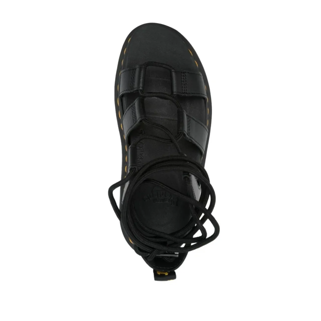 Dr. Martens , Black Leather Gladiator Sandals ,Black female, Sizes: