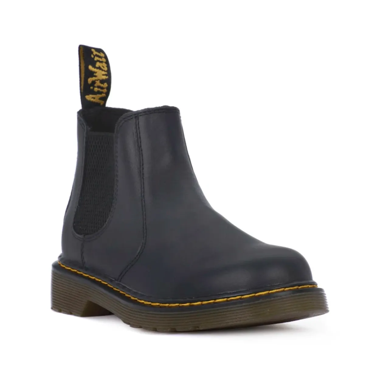 Dr. Martens , Black Softy Leather Anfibio Boots ,Black male, Sizes: