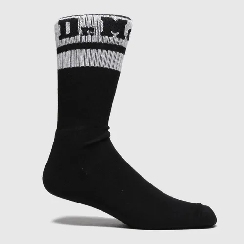 Dr Martens Black & White Athletic Logo Sock