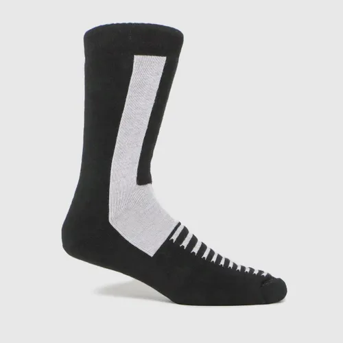 Dr Martens Black & White Double Doc Sock