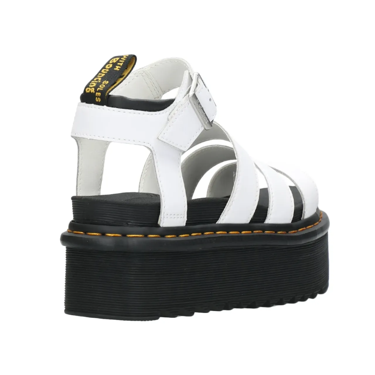 Dr. Martens , Blaire Hydro Sandals with Zebrilus Platform ,White female, Sizes: