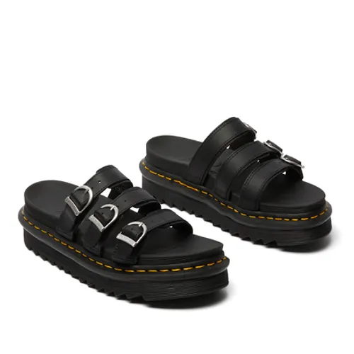 Dr Martens Blaire Slide Leather Sandals - Black - UK 4 (EU 37)