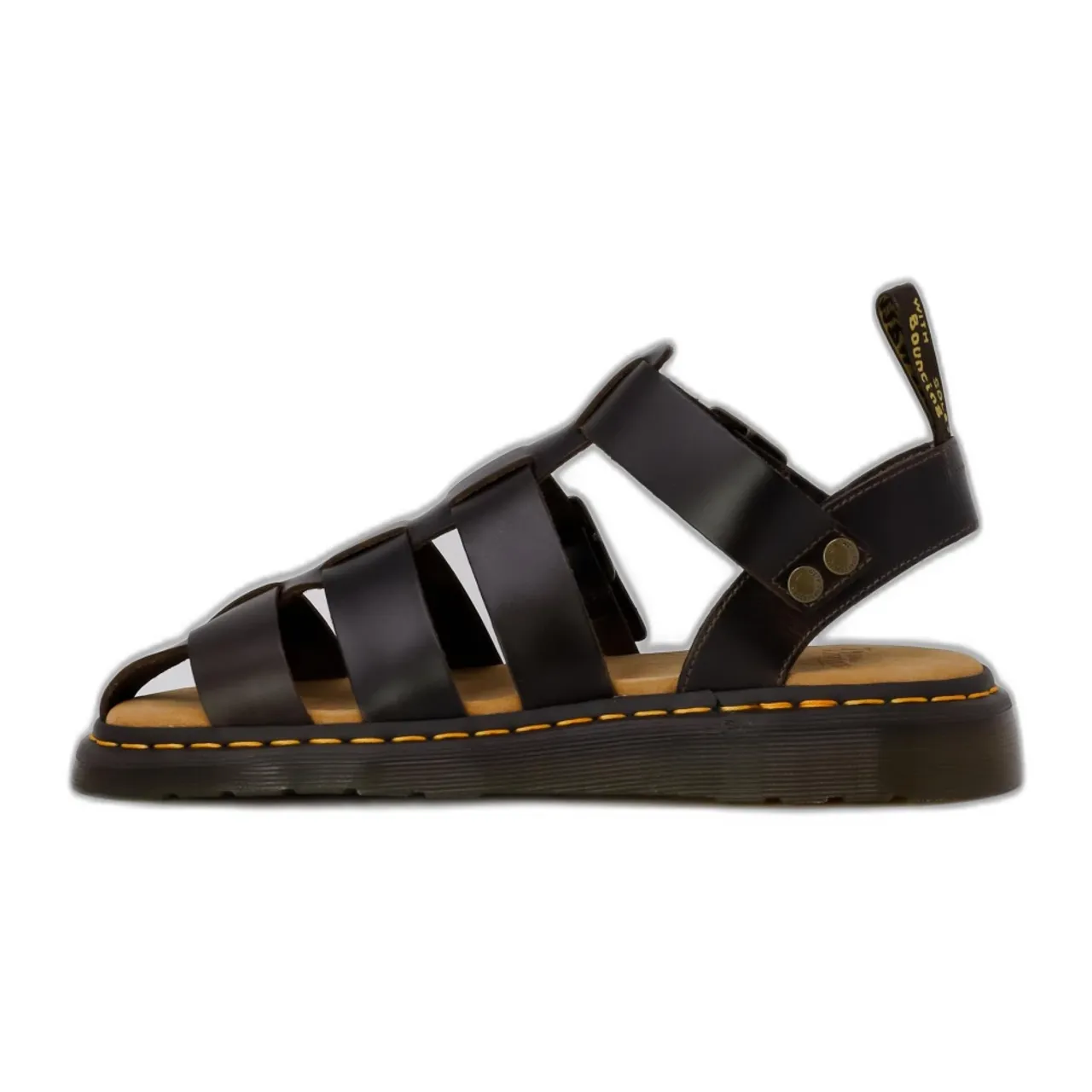 Dr. Martens , Brando Leather Sandals Spring/Summer Collection ,Brown male, Sizes: