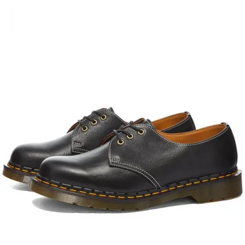 Dr. Martens , British Handmade Leather Shoes ,Black male, Sizes: