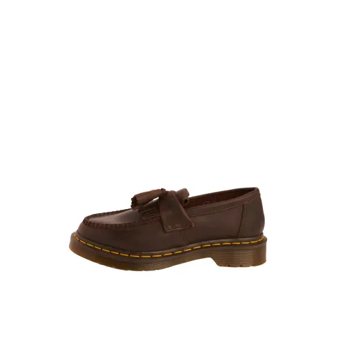 Dr. Martens , Brown Leather Moccasin Shoes with Tassels ,Brown female, Sizes:
