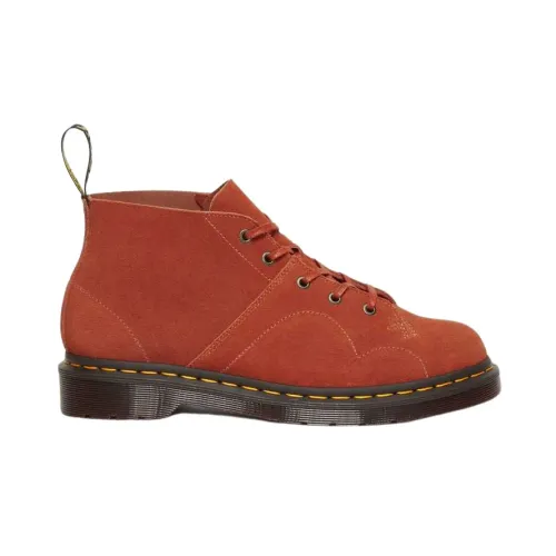 Dr. Martens , Church Suede Monkey Boots Rust Tan ,Brown male, Sizes: