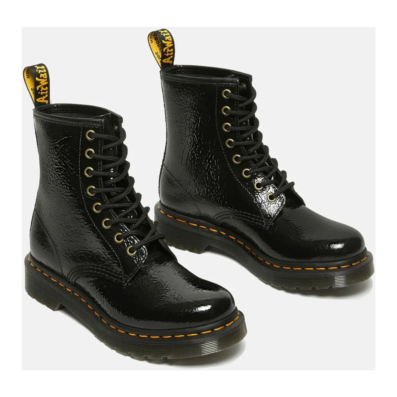 Dr. Martens , Classic 8-Eye Leather Boots ,Black female, Sizes: