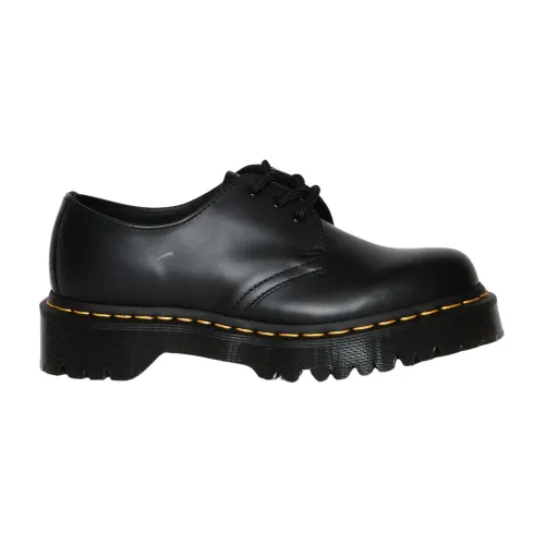 Dr. Martens , Classic Black Leather Ankle Boots ,Black female, Sizes: