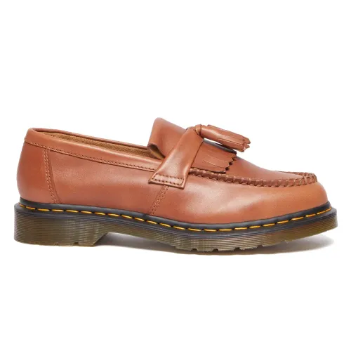 Dr. Martens , Classic Leather Loafers with Tassels and Fringes ,Brown male, Sizes: