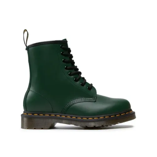 Dr. Martens , Classic Smooth Leather Boots ,Green female, Sizes: