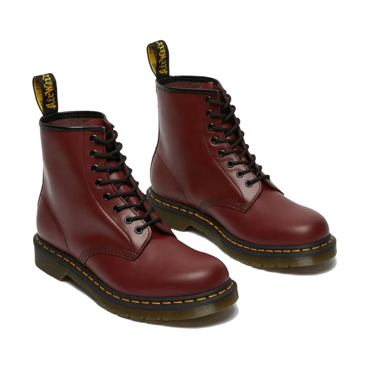 Dr. Martens , Classic Smooth Leather Boots ,Red female, Sizes: