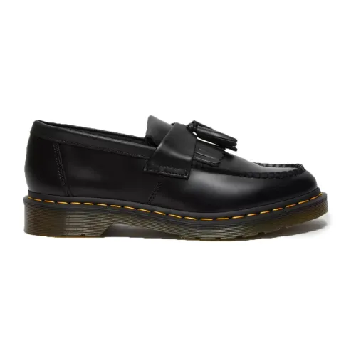 Dr. Martens , Classic Smooth Leather Tassel Moccasin ,Black male, Sizes:
