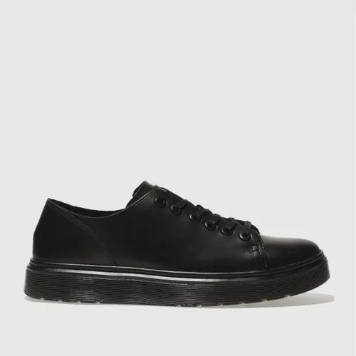 Dr Martens Dante 6 Eye Shoe Flat Shoes In Black