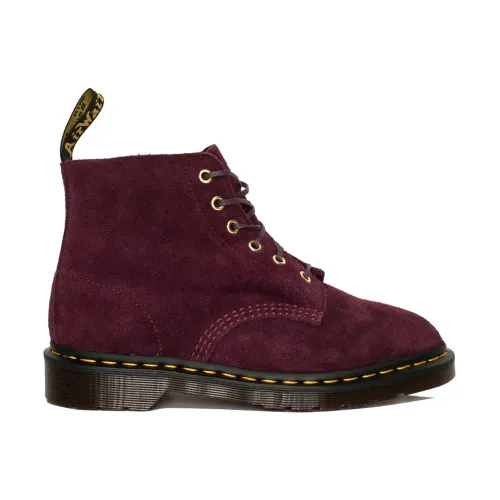 Dr. Martens , Desert Oasis Suede Ankle Boots ,Purple male, Sizes: