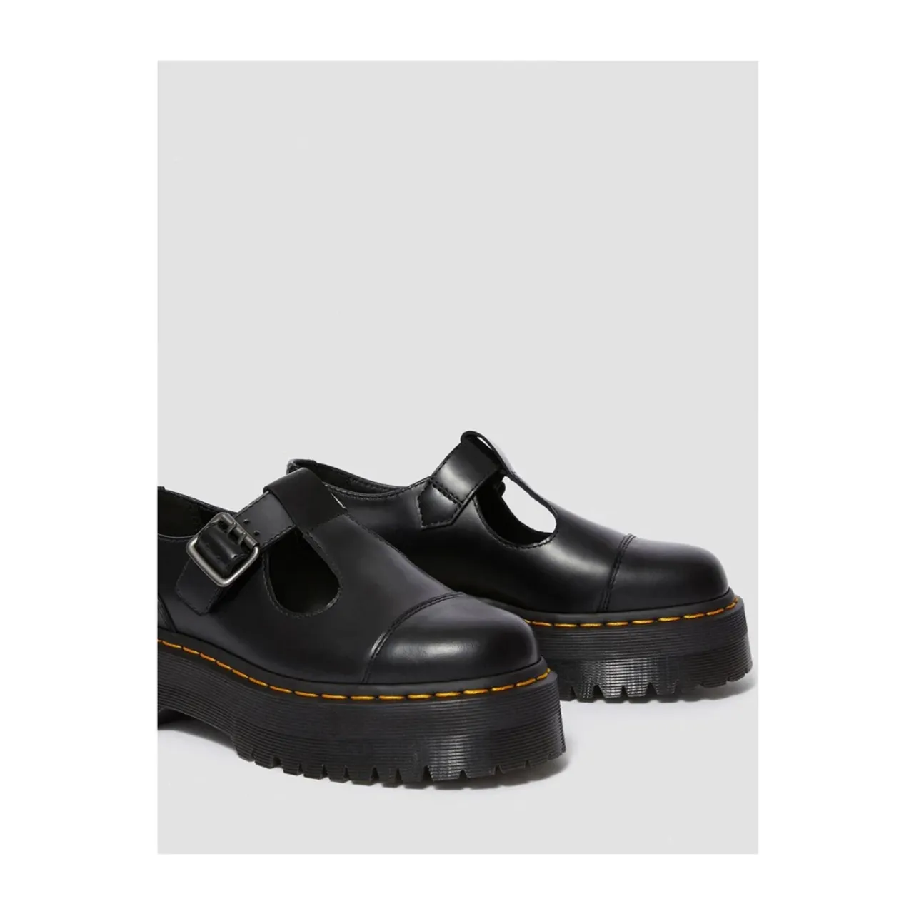 Dr. Martens , Distinctive Style Flat Shoes ,Black female, Sizes: