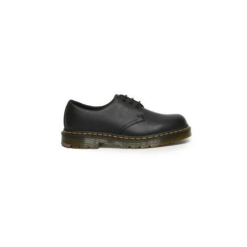 Dr. Martens , Elegant Leather Laced Shoes ,Black male, Sizes: