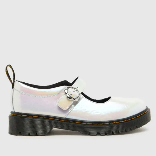 Dr. Martens Girls White Mary Jane Bex Shoes