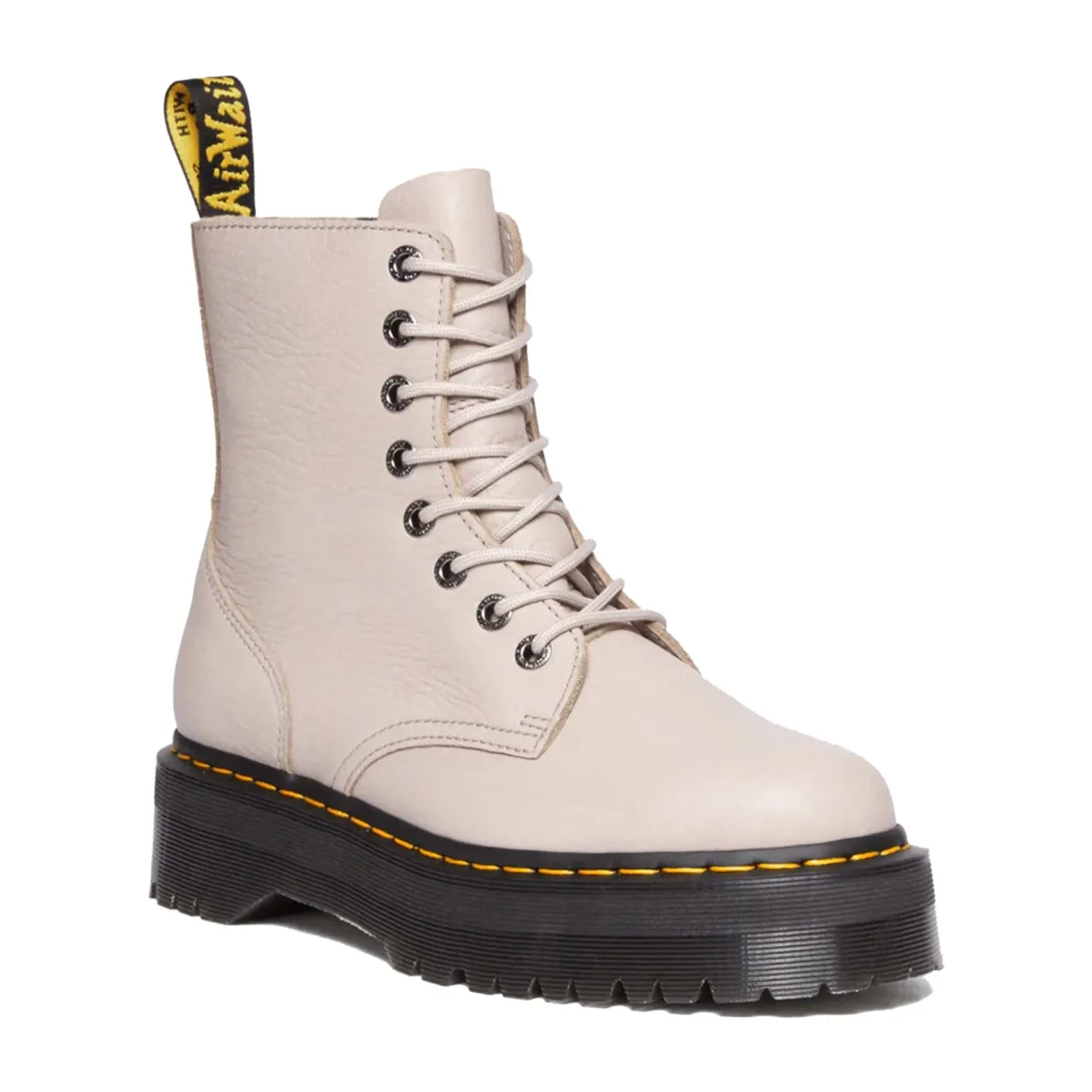 Dr. Martens , Grey Dove Leather Boots ,Beige female, Sizes: