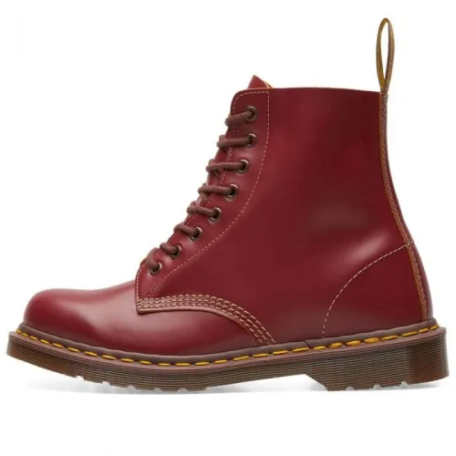 Dr. Martens , Handmade Vintage 1460 Boots with Quilon Leather ,Red male, Sizes: